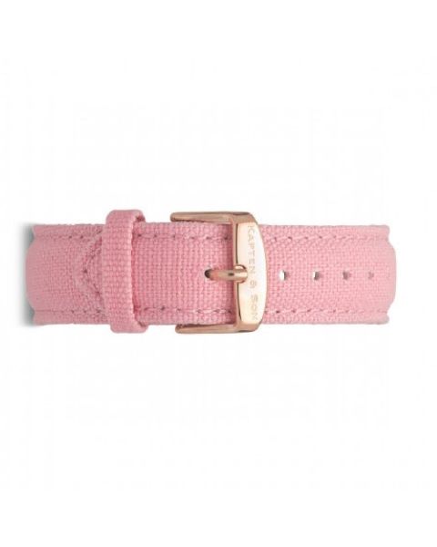 Kapten & Son Canvas Pink Campus 20mm Rose gold