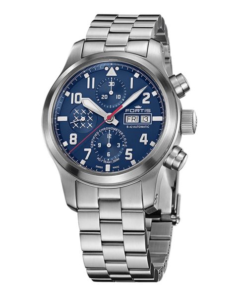 Fortis Aviatis Aeromaster PC-7 TEAM Edition Chronograph 656.10.55 M (+CP.53) 