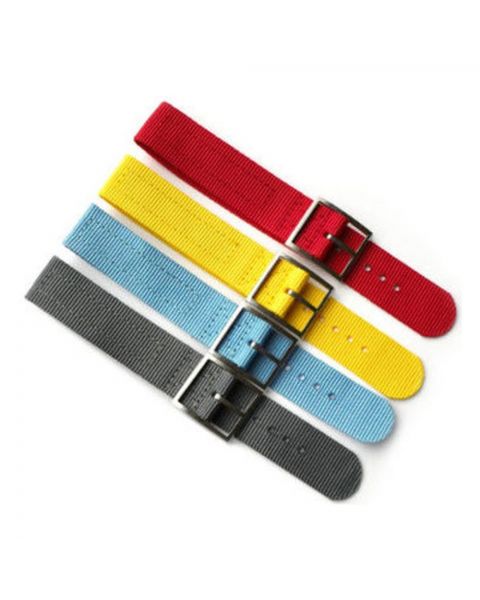 Autodromo Nylon Strap 20mm Yellow