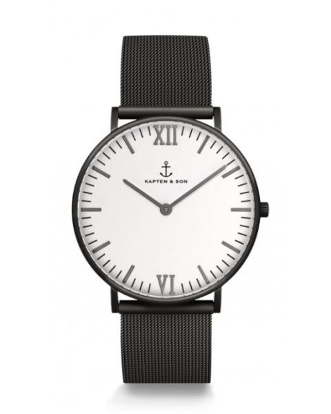 Kapten & Son Midnight Mesh Campus 40mm White