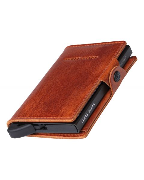 James Dixon Botón Moneda Classic Rust Brown Front 2