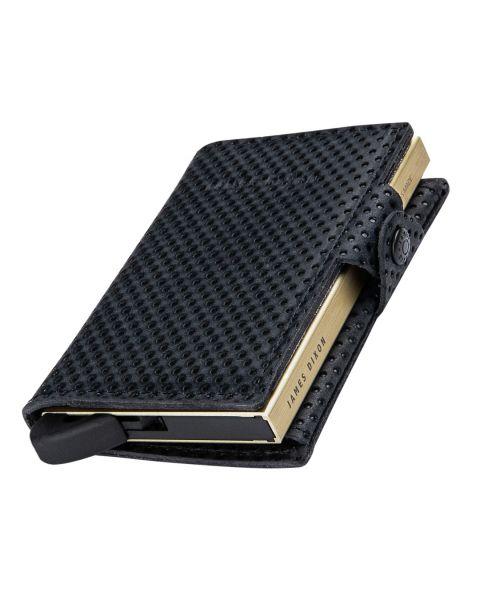 James Dixon Botón Moneda Racing Black Gold Front2